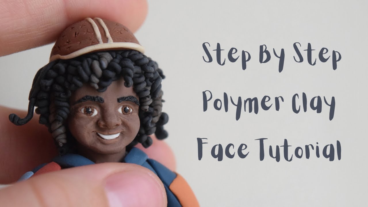 How-to-Sculpt a Mini Face out of Polymer Clay!