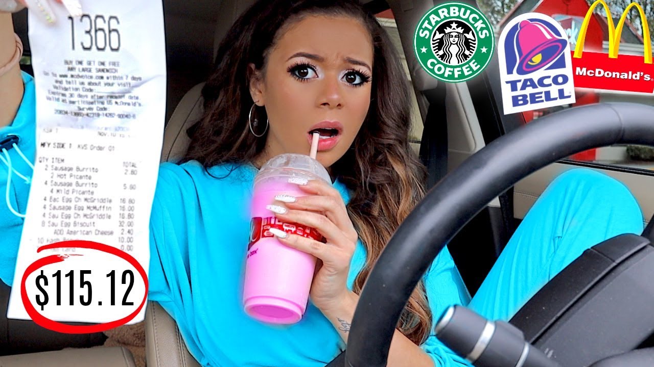 Letting the Person In Front of Me DECIDE What I Eat for 24 HOURS! | Krazyrayray