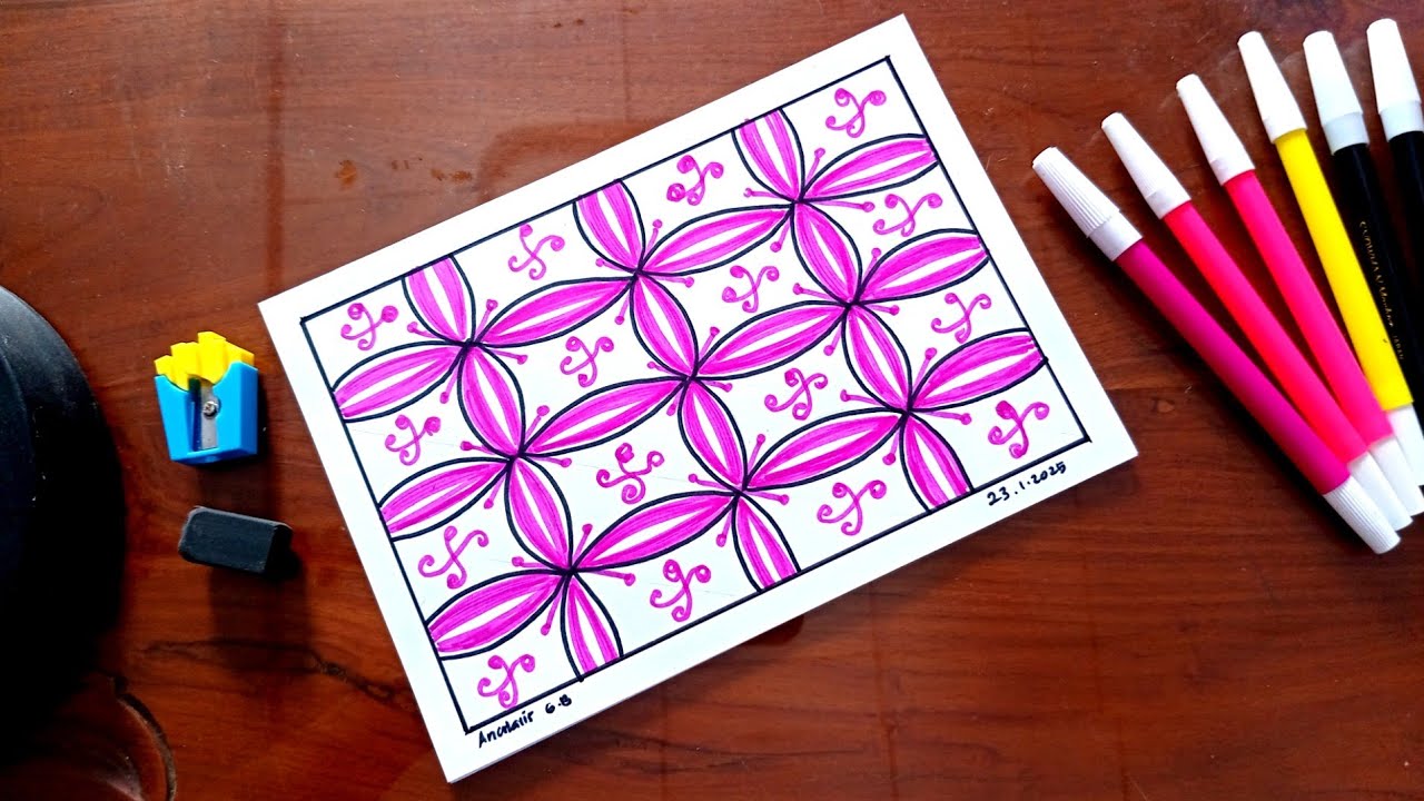 CARA GAMBAR BATIK KAWUNG MUDAH UNTUK PEMULA @AnatalisGambarBatik #batik #batikindonesia 
