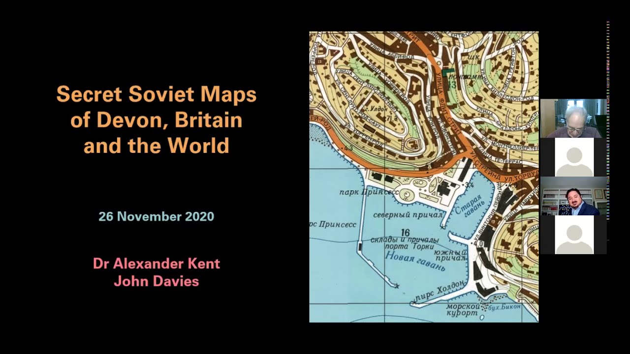 Secret Soviet Maps of Devon, Britain and the World
