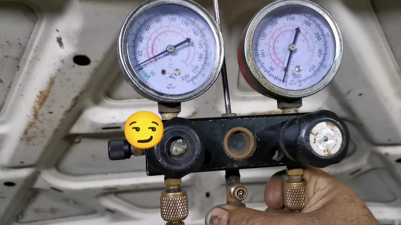 بيك اب نيسان ٢٠٠١   وصيانة التبريد  ضغط المنظومة هواء وفحص المنظومة  وتم العثور على التسريب