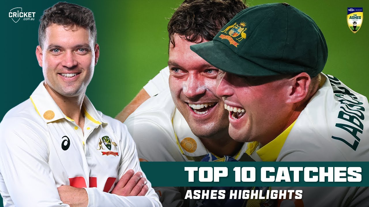 Top 10 catches of the 2025-26 #Ashes