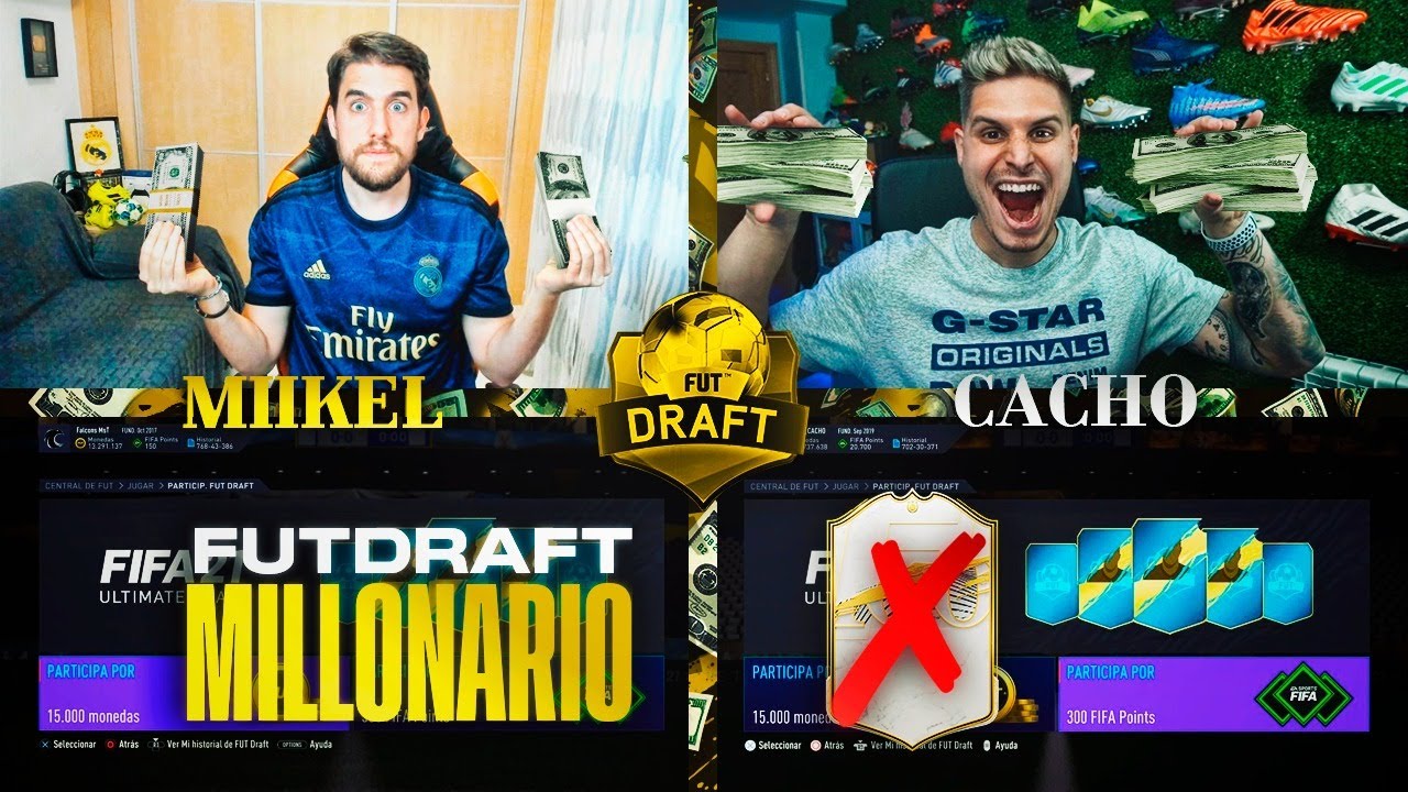 FUT DRAFT MILLONARIO DISCARD CHALLENGE VS CACHO !!
