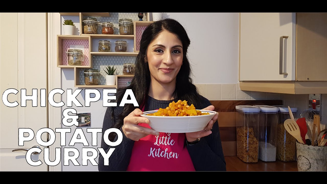How to Make A Simple Quick & Easy Chickpea & Potato Curry Recipe -Tutorial - DIY