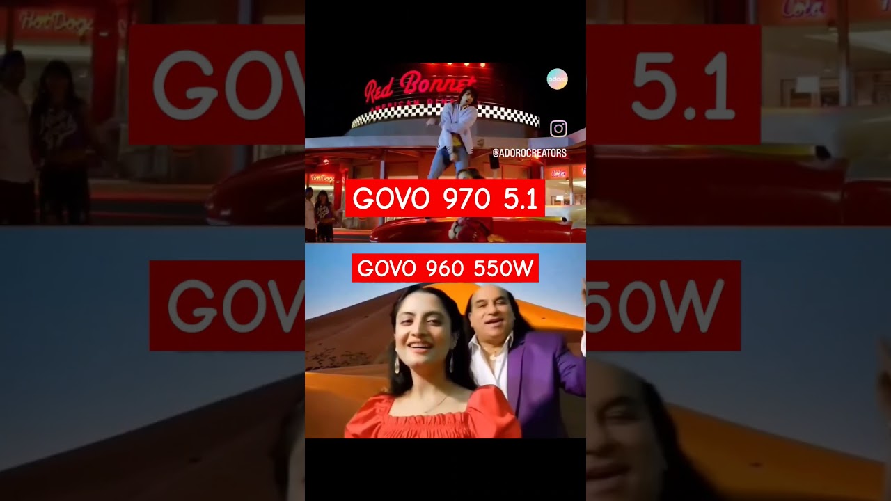 govo gosurround 960 vs 970 550w #soundtest #speaker #govo #shortvideo #shorts