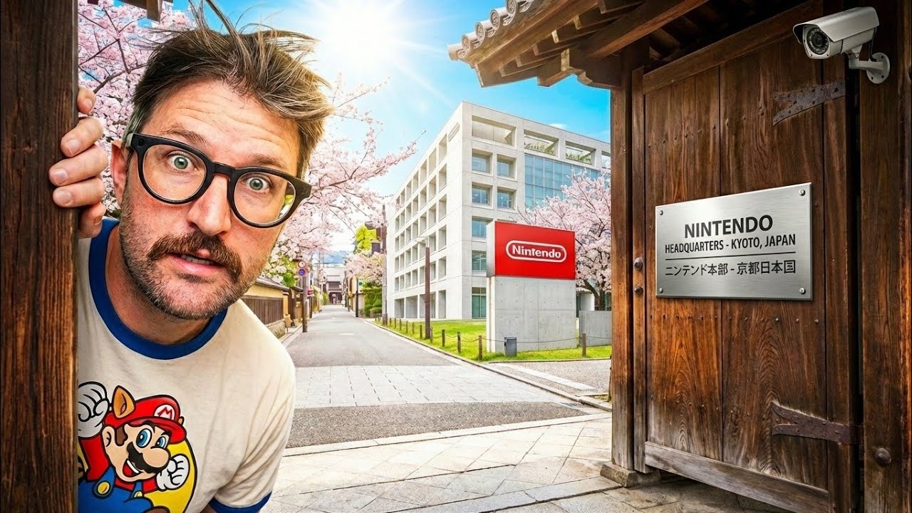 Sneaking into the Nintendo Headquarters in Kyoto, Japan!