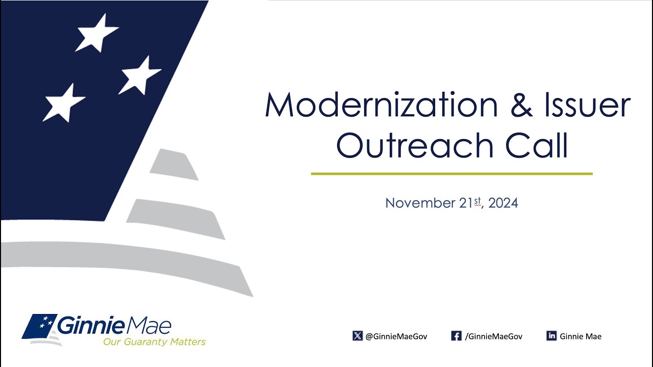 Modernization & Issuer Outreach Call 11-21-24