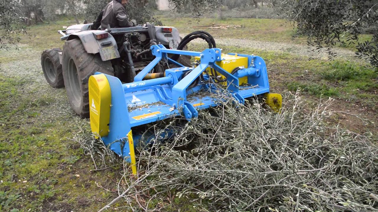Trinciasarmenti serie TS 190cm con rotore Pick-up doppio attacco