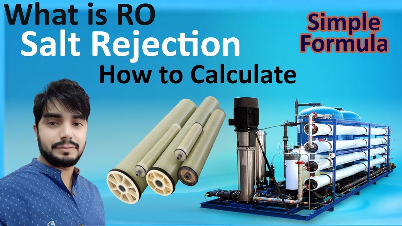 RO salt rejection calculation| what is salt rejection ro plant