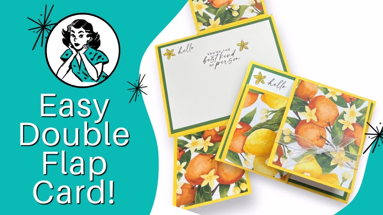 🔴  Want a Creative Card Idea? Make A Double Flap Card!