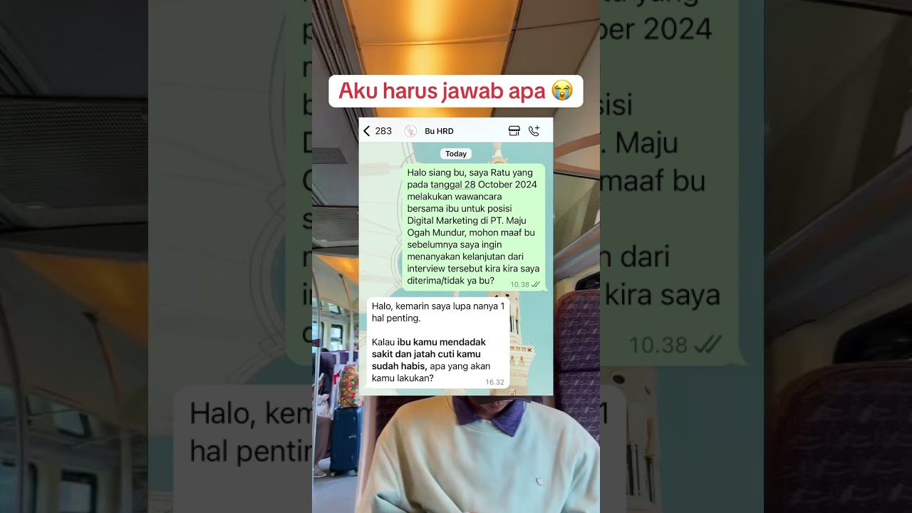Jawab Apa Ya? 😭 #infokerja