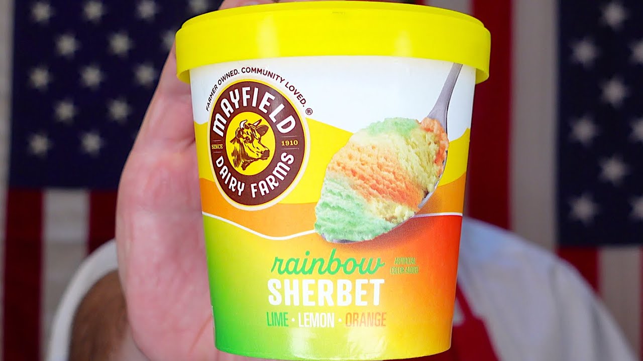 Mayfield Dairy Farms Rainbow Sherbet Review