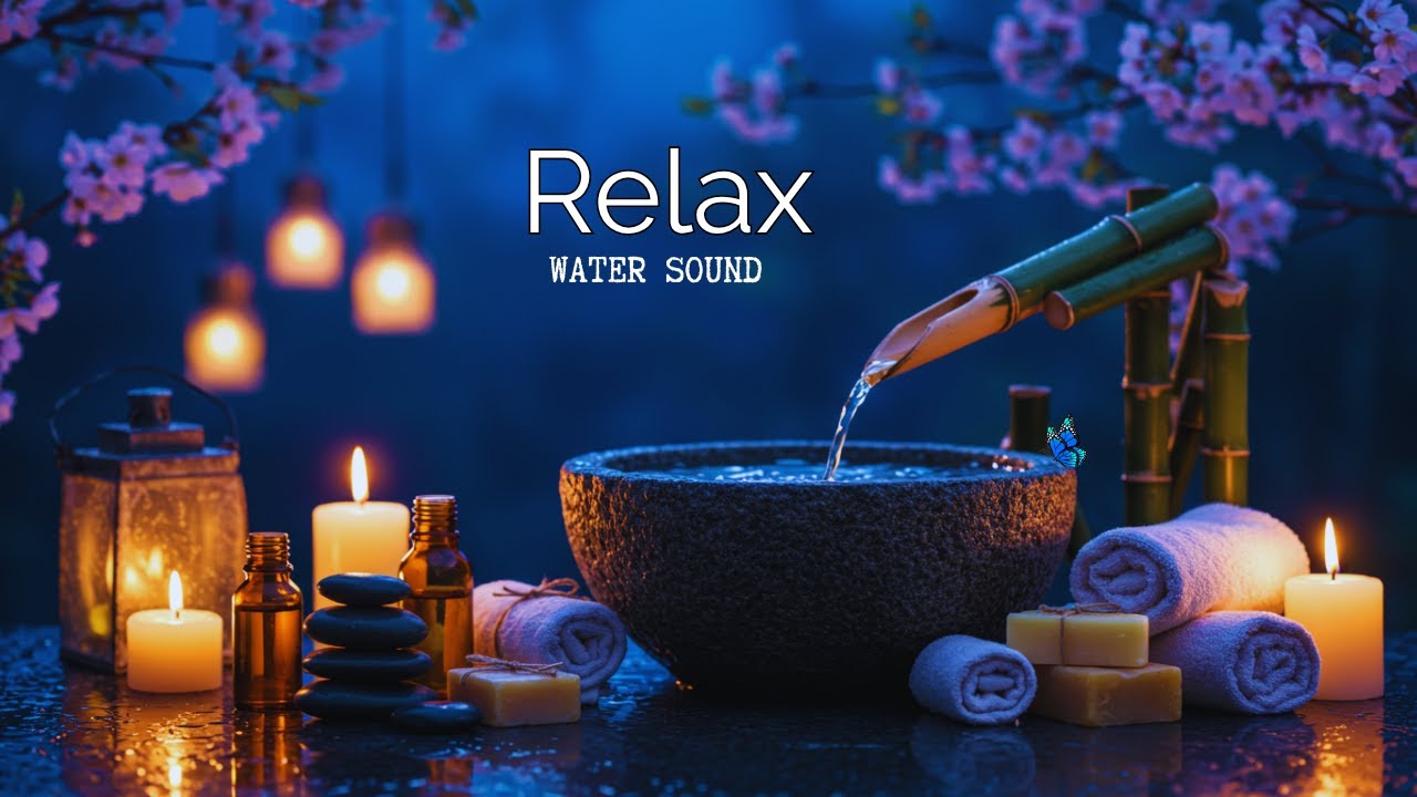 Spa Healing Music 🍃 Soft Piano and Water Sounds for Inner Peace, Deep Rest & Mental Therapy