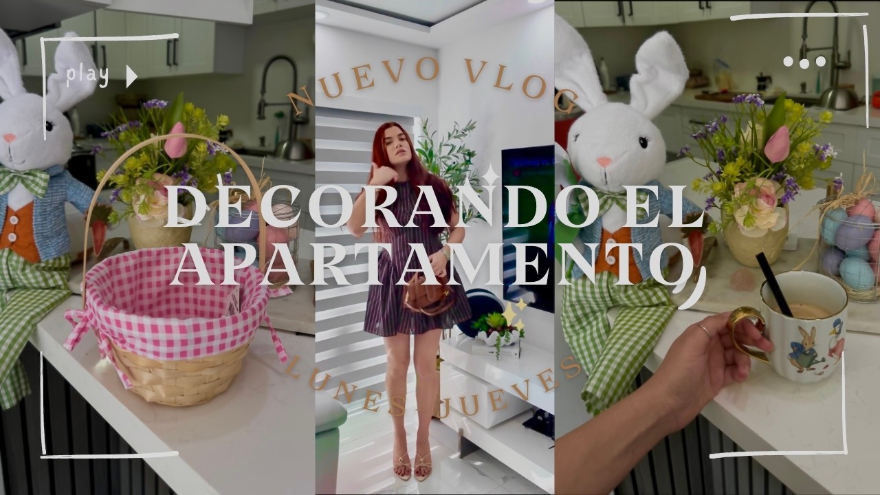 Vlog de mamá: Decoramos para Easter 🐣+ susto con Sarah, Target & Unboxing Shein