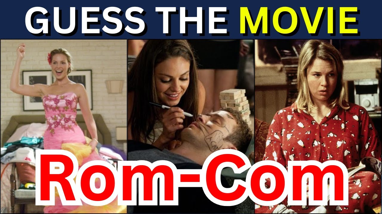 Guess the Rom-Com Movie from a Single Photo | 50 Film Quiz | Romantic Comedy