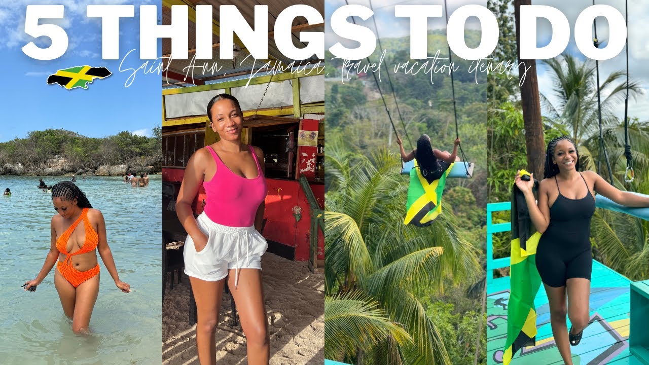 5 THINGS TO DO IN ST.ANN, JAMAICA! vlog (Ocho Rios, Discovery bay, Draxhall) *Food vacation travel *