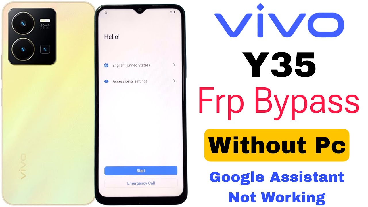 Vivo Y35 Frp Bypass | Without Pc | Google Account Lock Unlock - Android 14 New Method 2025