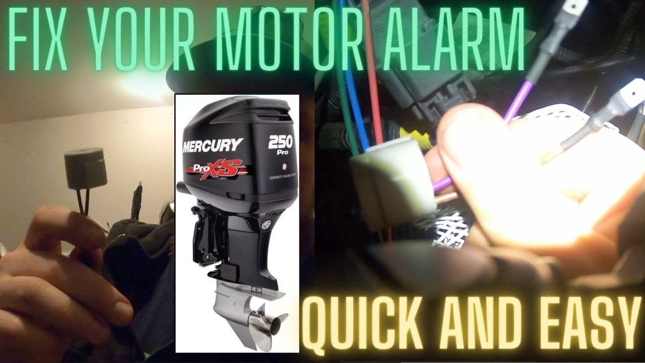 How to Fix Your Boat Motor Alarm | Mercury 250 Pro XS | Warning Buzzer