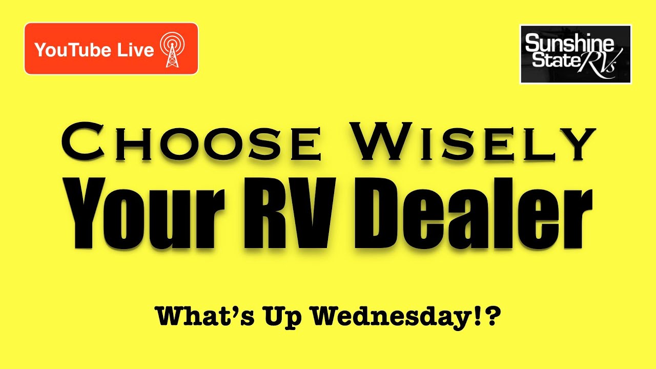 BIG ANNOUNCEMENTS with Sunshine State RVs on What’s Up Wednesday!? RV Show