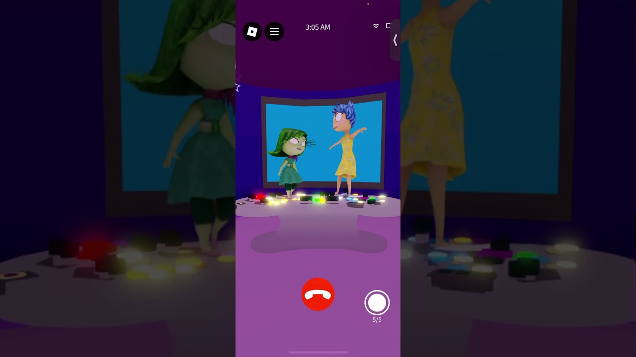 Joy and disgust dancing in don’t call at 3am