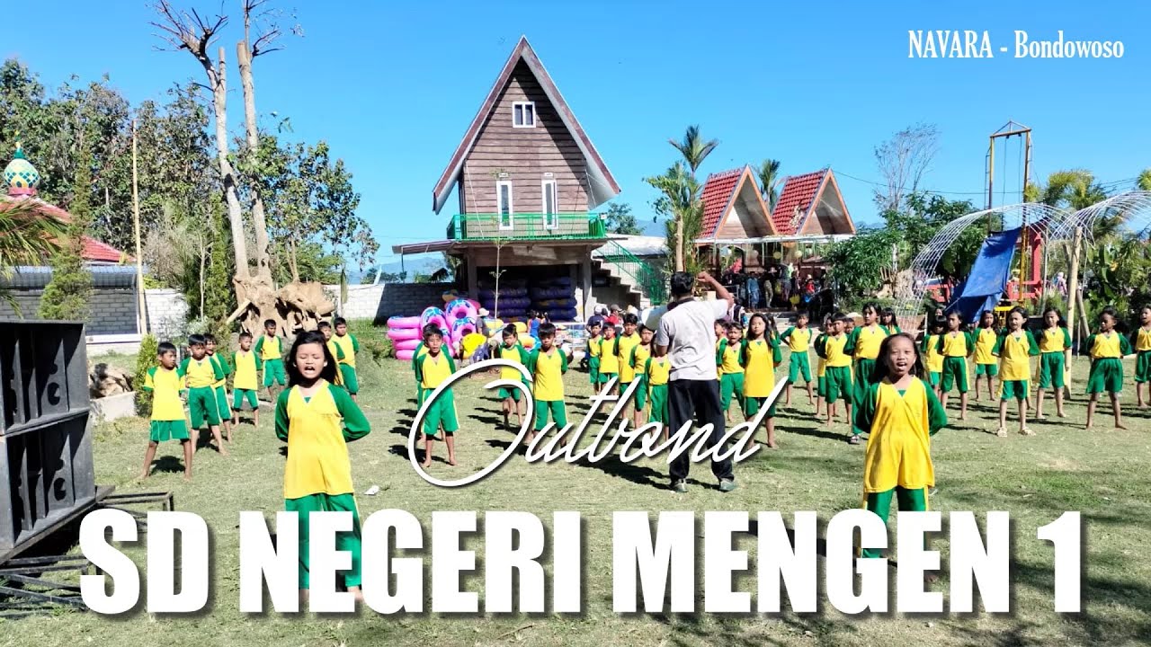 OutBond SDN Mengen 1 di Navara Water Park Bondowoso | Senam Maumere