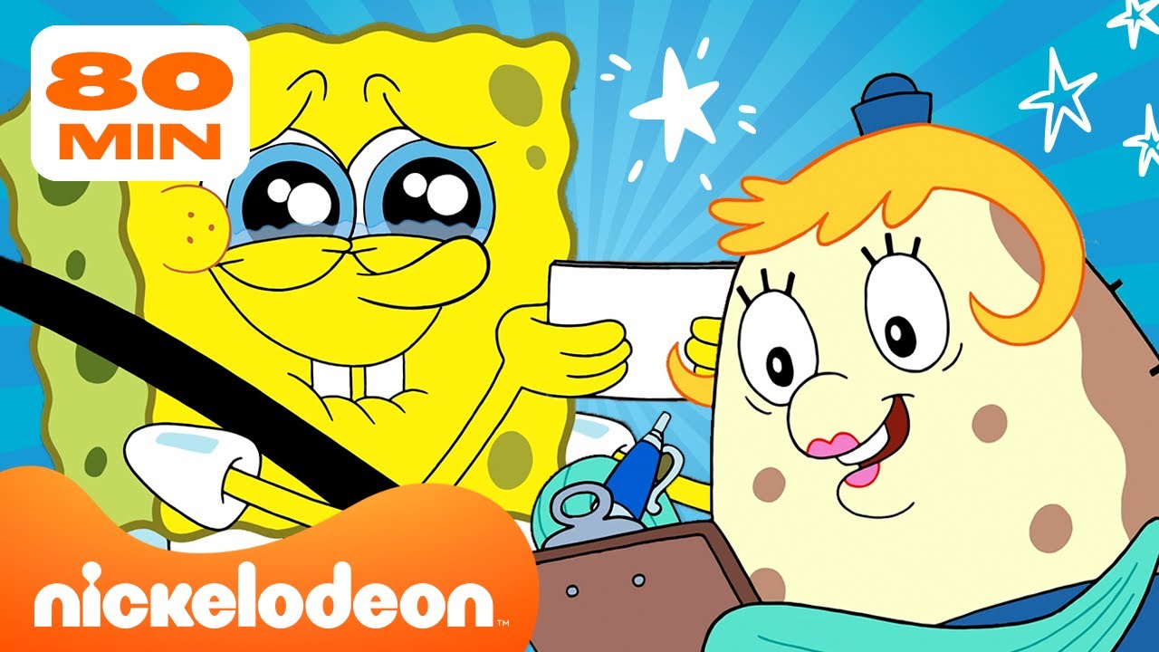 SpongeBob | Kembali Ke Sekolah Bersama SpongeBob! 🚌 | Kompilasi 60+ Menit | Nickelodeon Bahasa