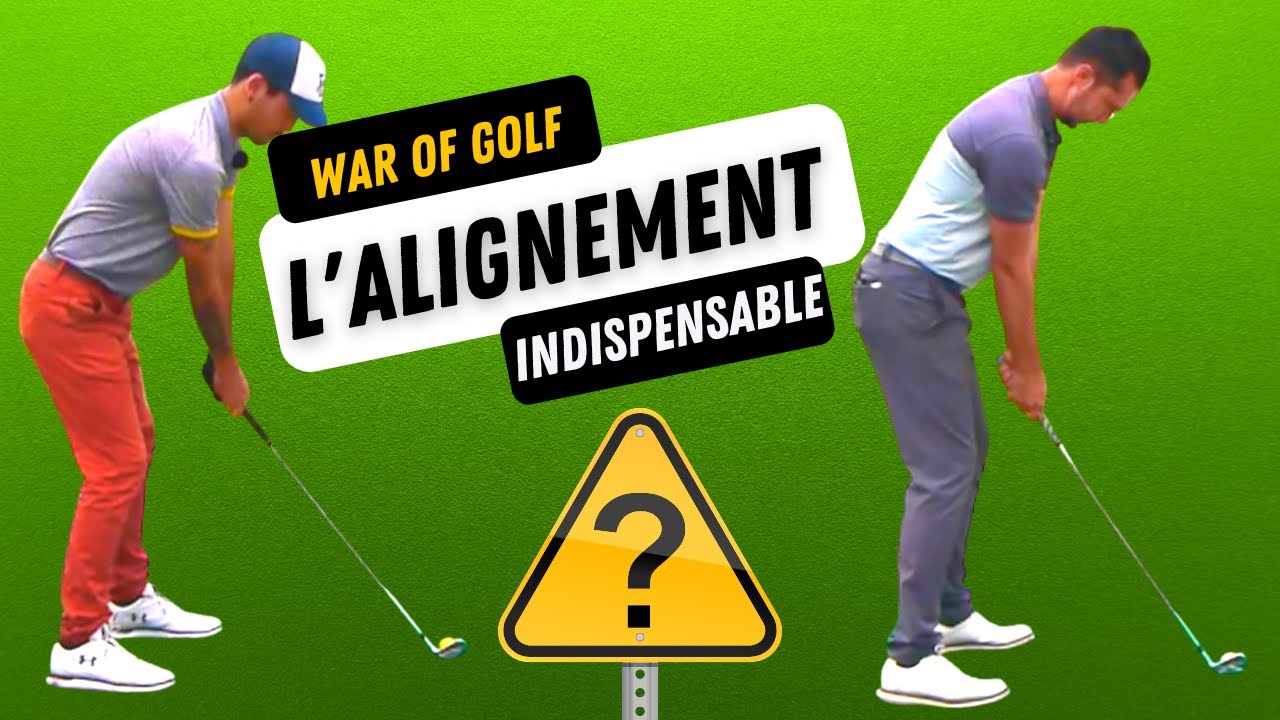 Golf : L'alignement est-il vraiment indispensable ?! Cours de golf en ligne War of golf