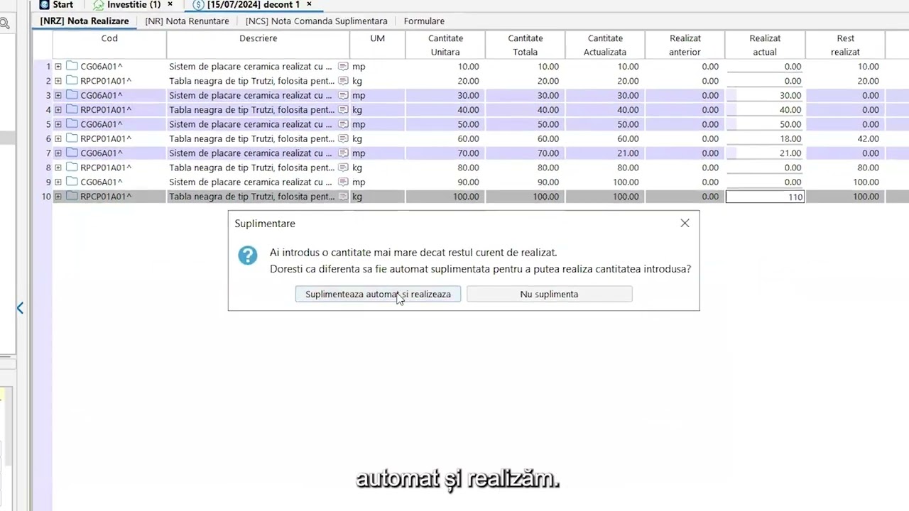 Realizarea deconturilor în programul eDevize
