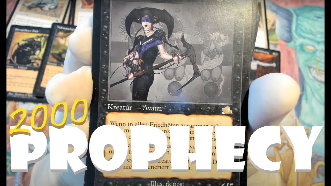 Magic Vintage Schätze 249: PROPHECY (2000) Theme Deck DISTRESS Magic the Gathering MtG