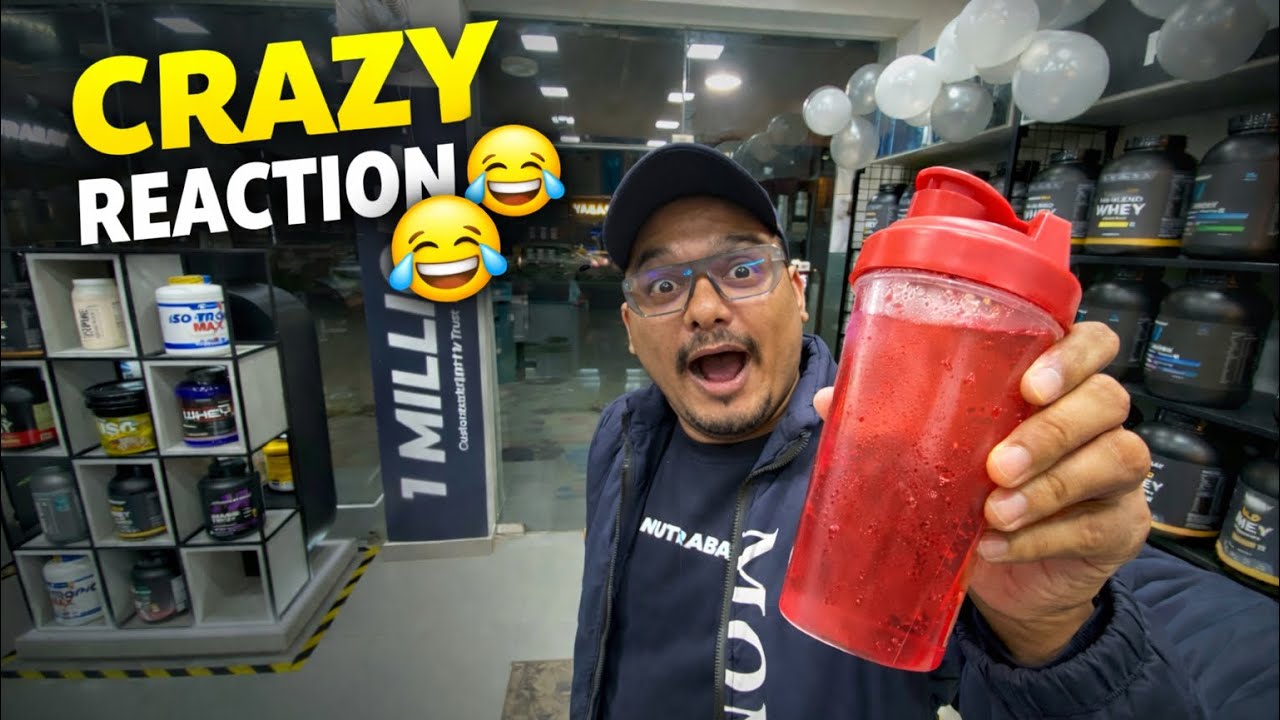 Pre-workout Drink peeke aagyi energy 😂