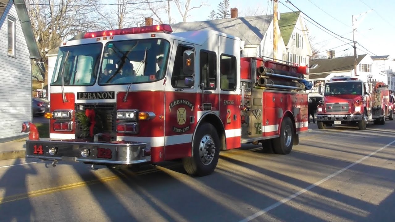 S. Berwick/Rollinsford Annual Christmas Parade Fire Trucks - November 27, 2021