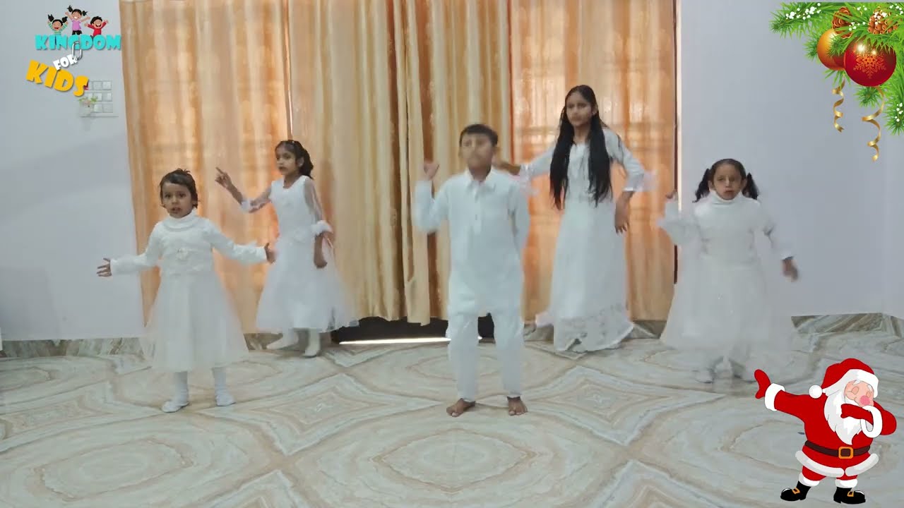 Hindi Christmas Dance by Sunday School kids ||Dekho Aayi Hai Raat Christmas Ki – Agape Sisters||