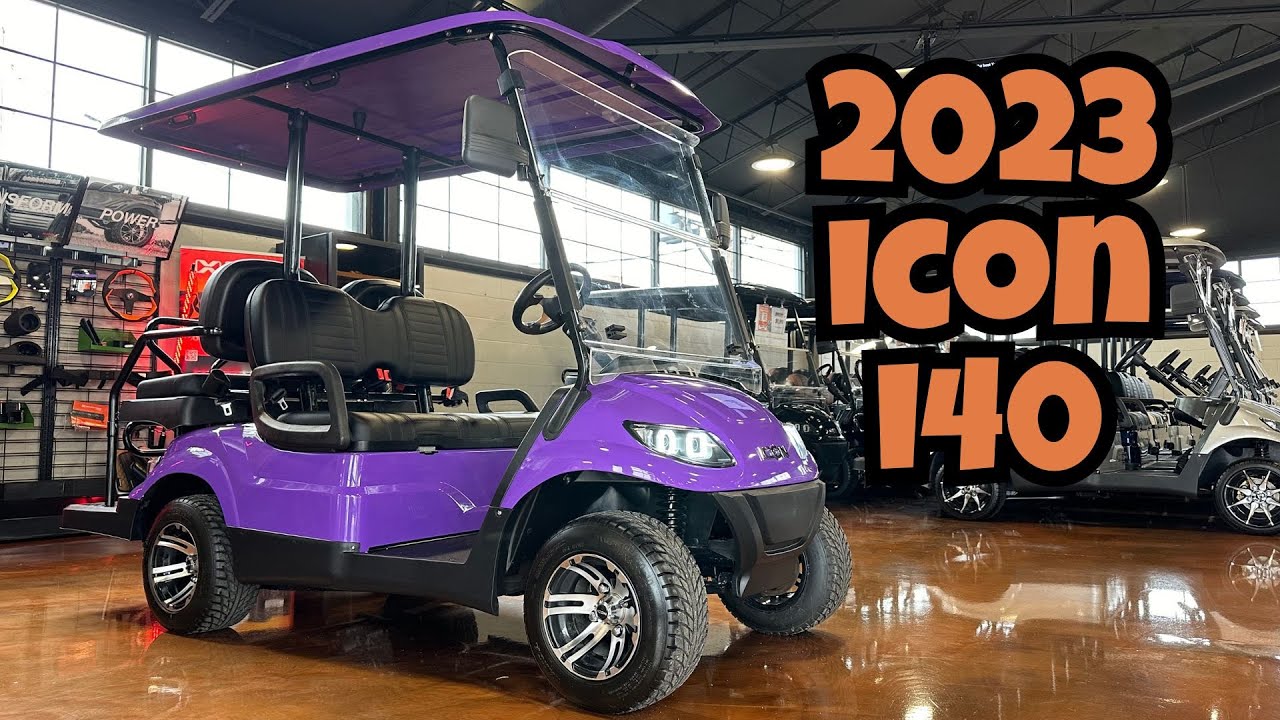 Icon i40 Purple 2023 | Гольф-кары Dean Team