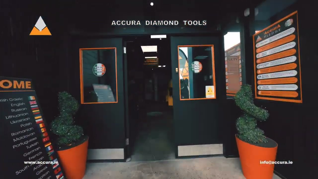 Accura Diamond Tools showroom showreel