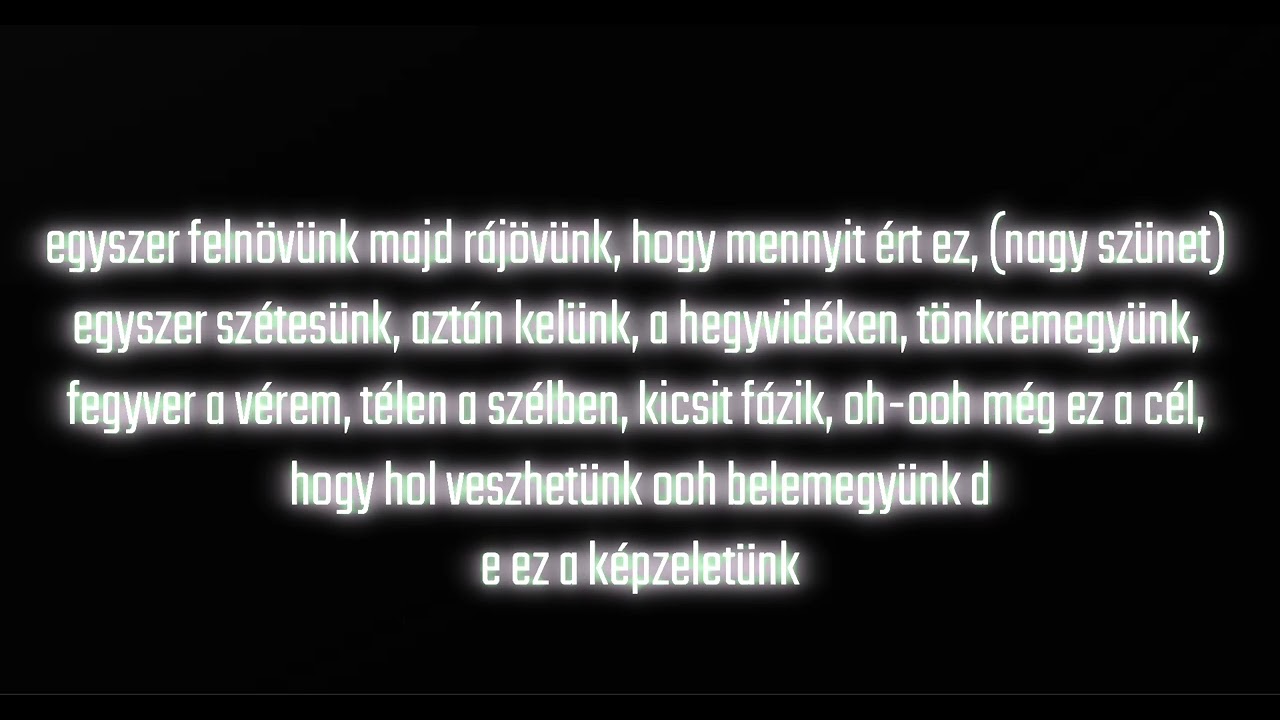F4de - Felnövünk - Offical Lyrics Video