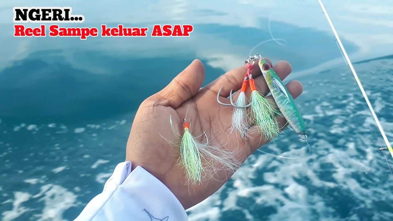 FULL STRIKE KERAS !!! DENGAN TRIK SABIKI + METAL JIG ...LANDED BABON SEMUA