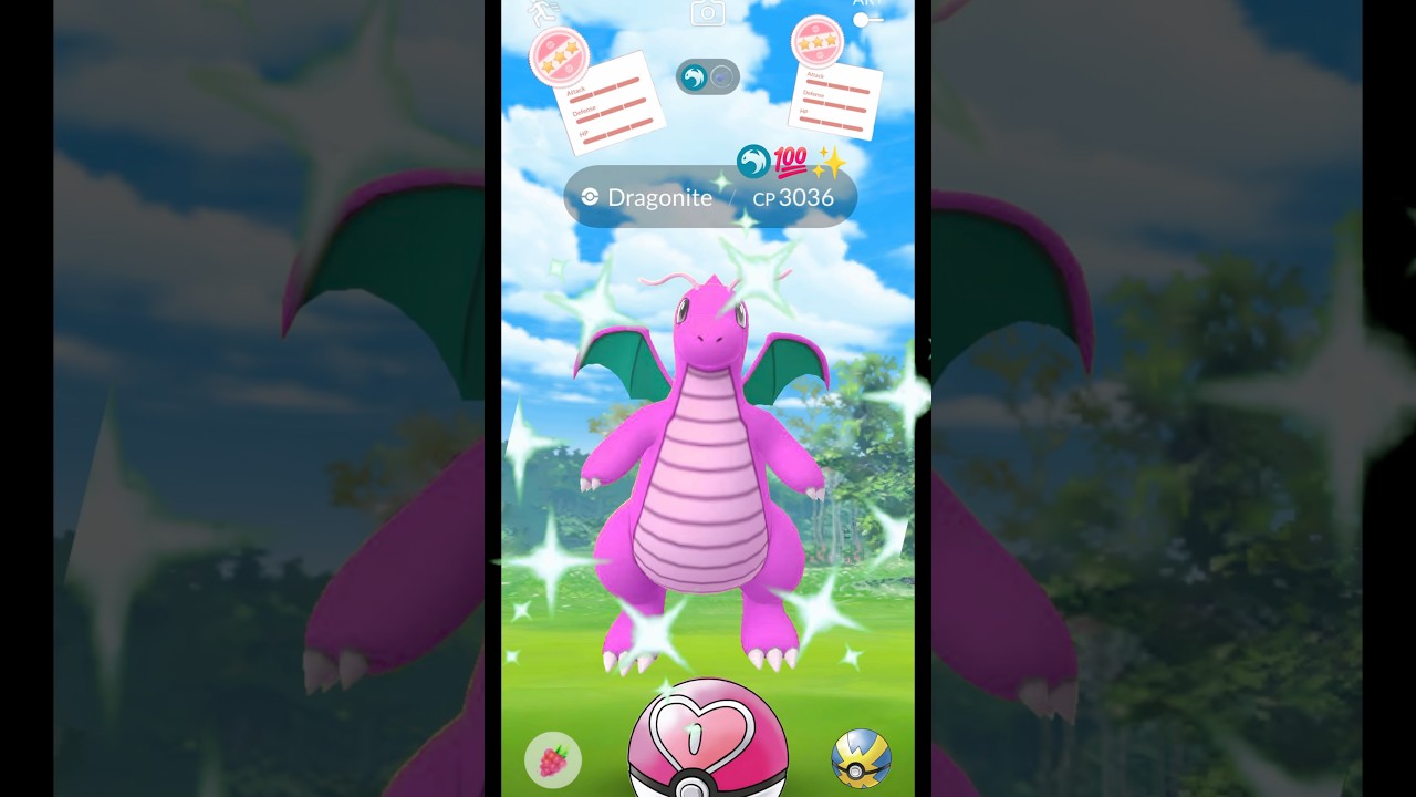 Получаю удачу с ✨️Шундо Драгонайтом в #pok&eacute;mongo #shorts