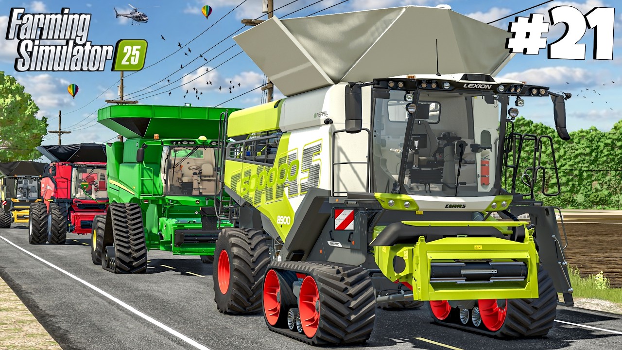 Cutting NEW FIELDS with The BIGGEST HARVESTER Ever! | MONTANA 4X | Farming Simulator 25