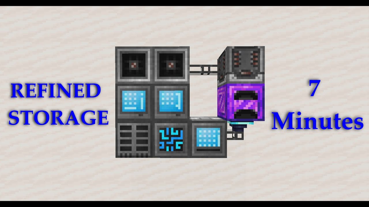 Refined Storage Mod Basics: All The Mods 7 Tutorial