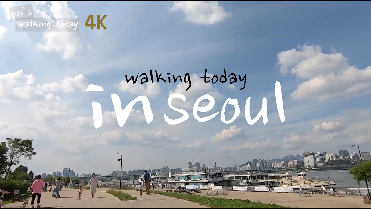 [4K]Han River Citizens' Park Bicycle Hiking 2 한강시민공원 자전거 하이킹 2