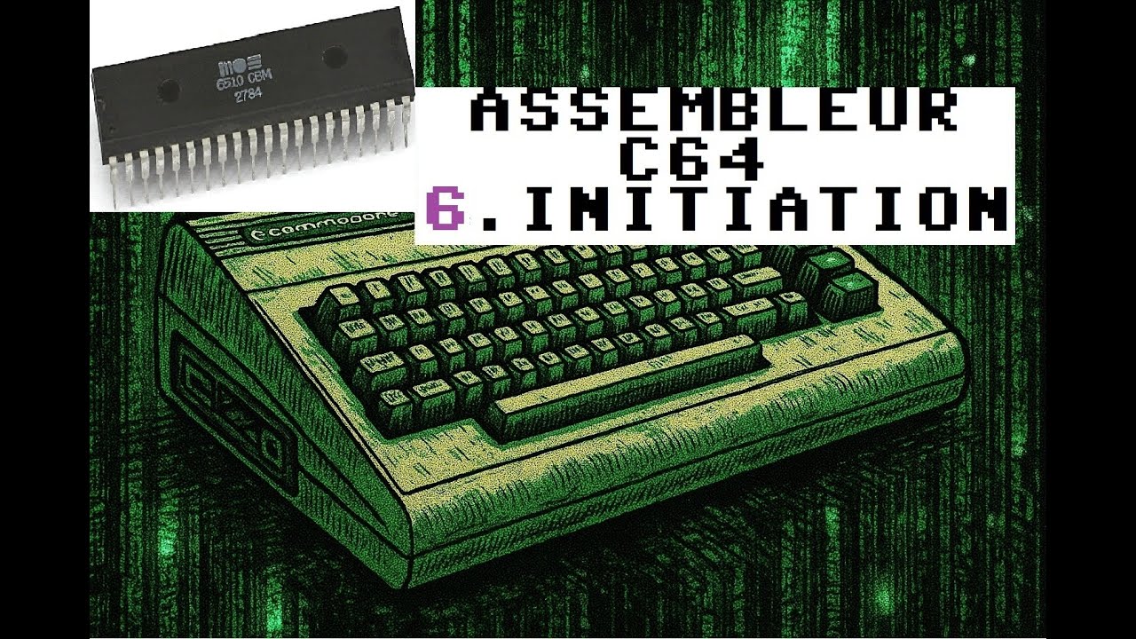6. Assembleur Commodore 64 avec CBM PRG Studio - Les Registres du processeur