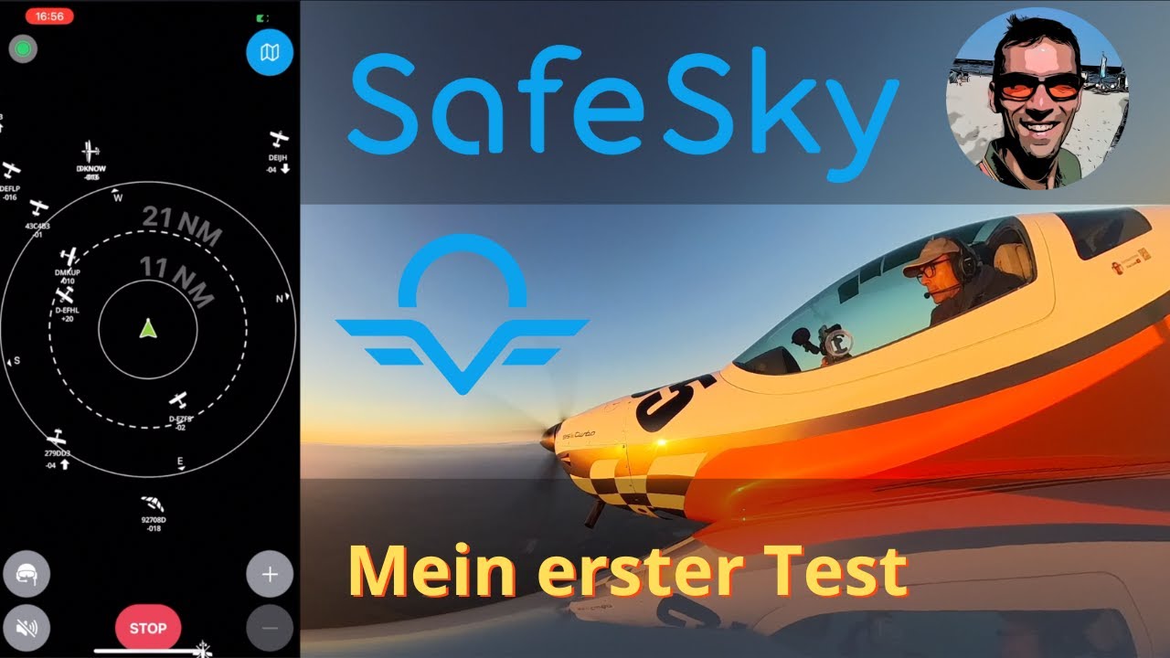 SafeSky - die alternative Kollisionswarnung im ersten Test in der VL3 Evolution Ultraleichtflugzeug