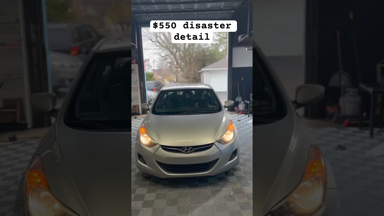 Day in the life of a detailer, $550 disaster detail #carcleaning #automobile #cardetailers #car