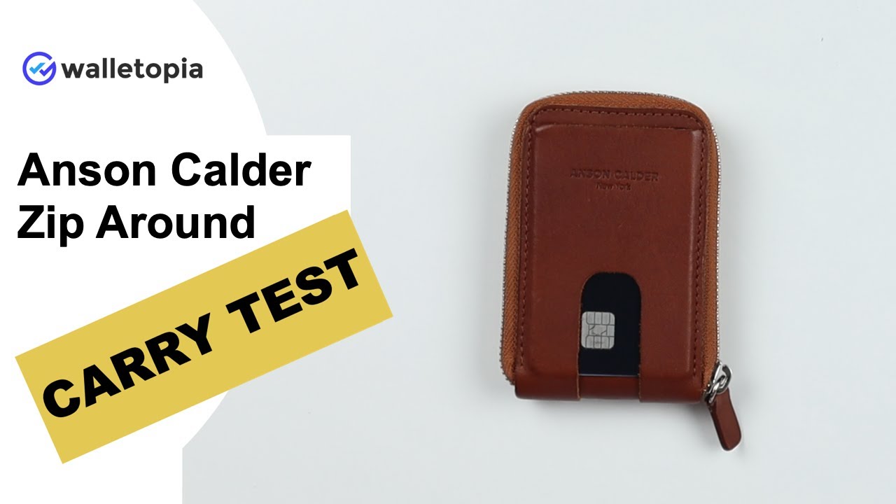 Anson Calder Zip Around wallet is excellent, but the smell!?!