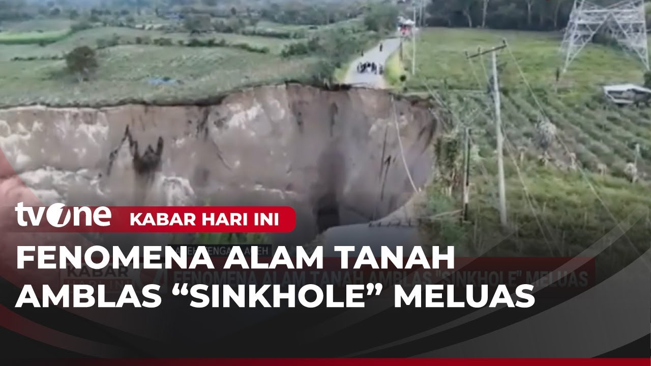 Jalan Lintas Aceh Tengah-Bener Meriah Putus Akibat 'Sinkhole' | Kabar Hari Ini