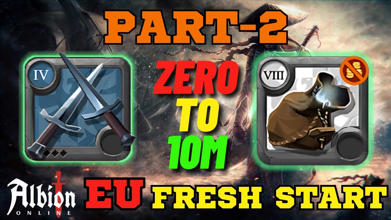 ZERO to 10M SİLVER | EU FRESH START | ALBİON ONLİNE NEW SERVER | SOLO DUNGEON DİVE | EUROPA PART-2 |