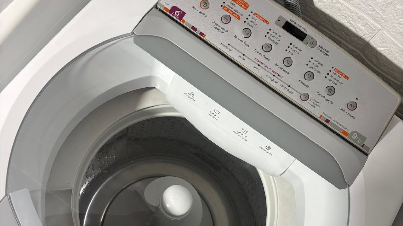 Lavadora Brastemp Ative sexto sentido 6th 9kg CICLO COMPLETO - Lençóis 