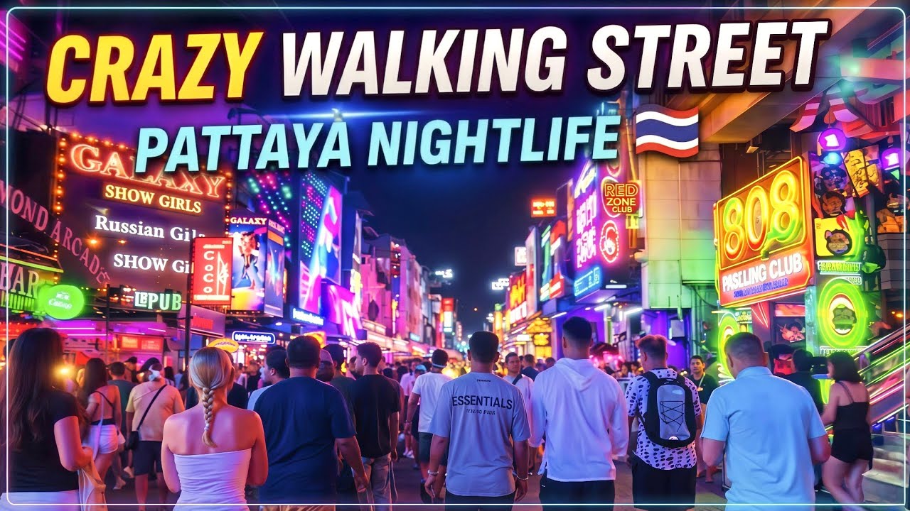 Walking Street Pattaya Night Walk | Thailand POV 4K
