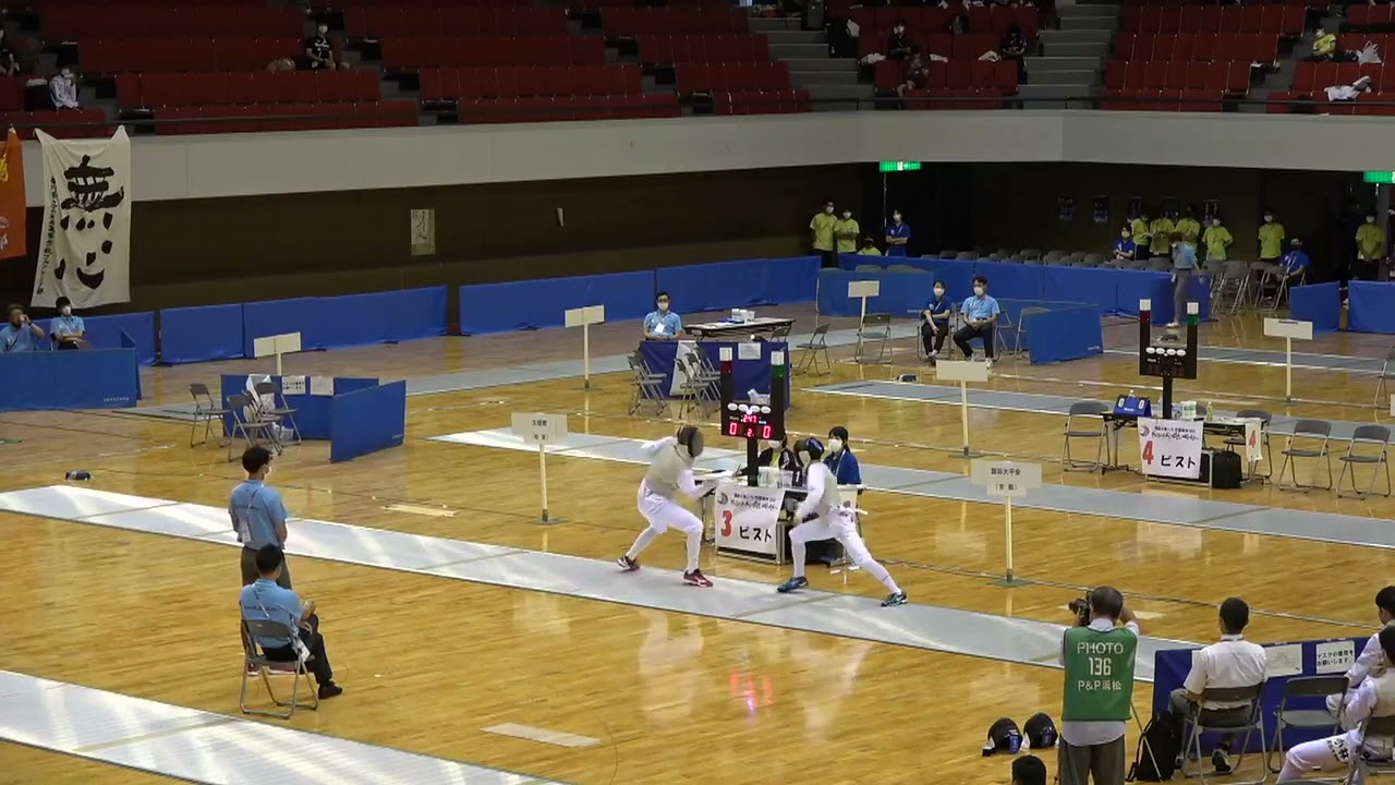 2022年IH フェンシング 男子学校対抗 決勝 大垣南(岐阜) vs 龍谷大平安(京都)