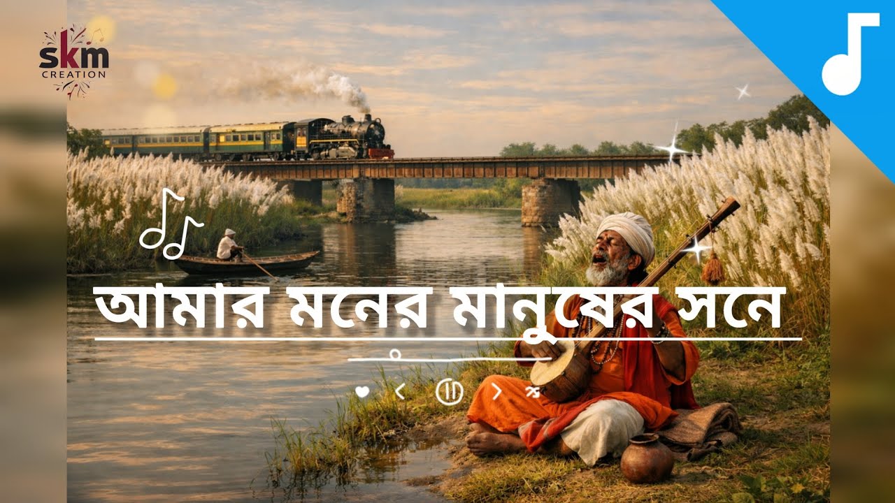 Amar moner manus er sone (আমার মনের মানুষের সনে ) new Bengali music video by tmskmcreation 